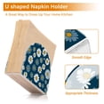 thumbnail image 5 of Yayeee Napkin Holder for Table Set of 2 Kitchen Paper Tissue Organization, Green Daisy Pattern, 5 of 8