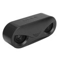 thumbnail image 3 of Altavoz dual Bluetooth inalámbrico portátil con altavoz estéreo de graves con luz LED para disco U negro, 3 of 9