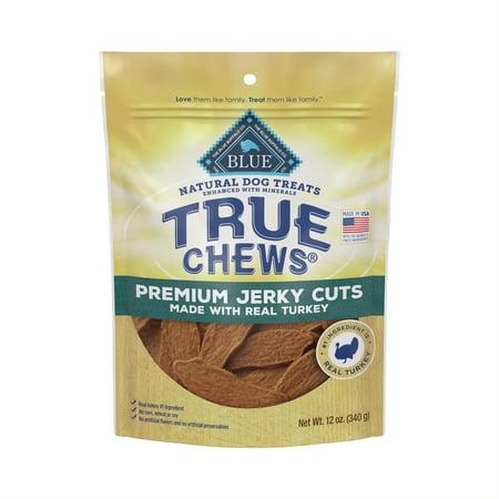 UPC: 0840243149391 | Blue Buffalo True Chews Premium Jerky Cuts Natural Dog Treats Turkey 12 oz bag