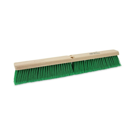 Boardwalk Push Broom Head 3" Green Flagged Recycled PET Plastic 24" 20724