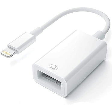 USB Camera Adapter USB 3.0 OTG Cable Adapter Compatible with iPhone/iPad,USB Female Supports Connect Card Reader,U Disk,K eyboard, Mouse,USB Flash Drive,Plug & Play