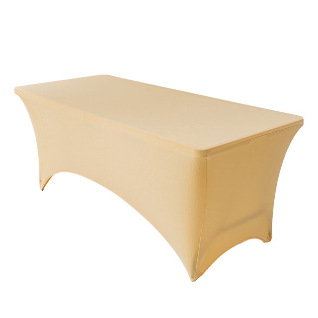 4FT6FT elastic table cover cocktail table cover conference wedding banquet rectangular table cover elastic tablecloth