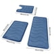 thumbnail image 3 of Juego de alfombras de baño gruesas antideslizantes | Alfombras de terciopelo superabsorbentes y lavables para ducha y bañera., 3 of 8