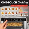 thumbnail image 2 of Horno Tostador Digital Freidora de Aire Gourmia para 4 Rebanadas Acero Inoxidable, 2 of 9