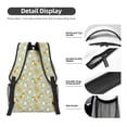 thumbnail image 4 of Xecao Dog And Flower Travel Backpack: A spacious, stylish computer backpack ideal for men and women, perfect for college, school, or daily travels, 4 of 6