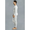 thumbnail image 4 of Knocker Men's 2-Piece Long Johns Thermal Underwear Pajama Set (White, M), 4 of 6