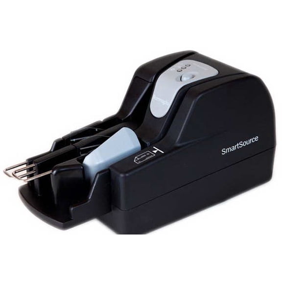 Restored Burroughs Value Series Single Pocket Check Scanner – Single Feed, Ink‑Jet Endorser, Desktop Scanner P/N: BUR‑SSV13001 (Refurbished)