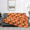 thumbnail image 2 of Rateoe Ramen Noodle Soup Pattern Flannel Throw Blanket, Ultra-soft Blanket for Bed, Couch, Car, Hypoallergenic Anti-pilling blanket-, 2 of 6