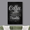 thumbnail image 2 of wall26 Canvas Wall Art - Coffee Makes Everything Possible - Giclee Print Gallery Wrap Modern Home Art Ready to Hang - 32x48 inches, 2 of 5