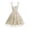 Beige 1, variant on Fancifize Girls Tulle Floral Embroidered Midi Dress Bow Strap Sleeveless Princess Dresses for Party Wedding Birthday 5-11 Years
