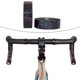 thumbnail image 5 of 2 piezas de cinta de manillar de bicicleta profesional antivibración con enchufe de 2 barras, envoltura de amortiguación antideslizante, envolturas de Negro Soledad Cintas de manillar de bicicleta de carretera, 5 of 8