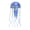 Blue Jellyfish, variant on Glow-in-the-Dark Jellyfish Decor, 7.1" Simulation Aquarium Pool Decoration, Fluorescent Soft Floating Ornament, Waterproof Swimming Pool Accessory, Eco-Friendly PVC