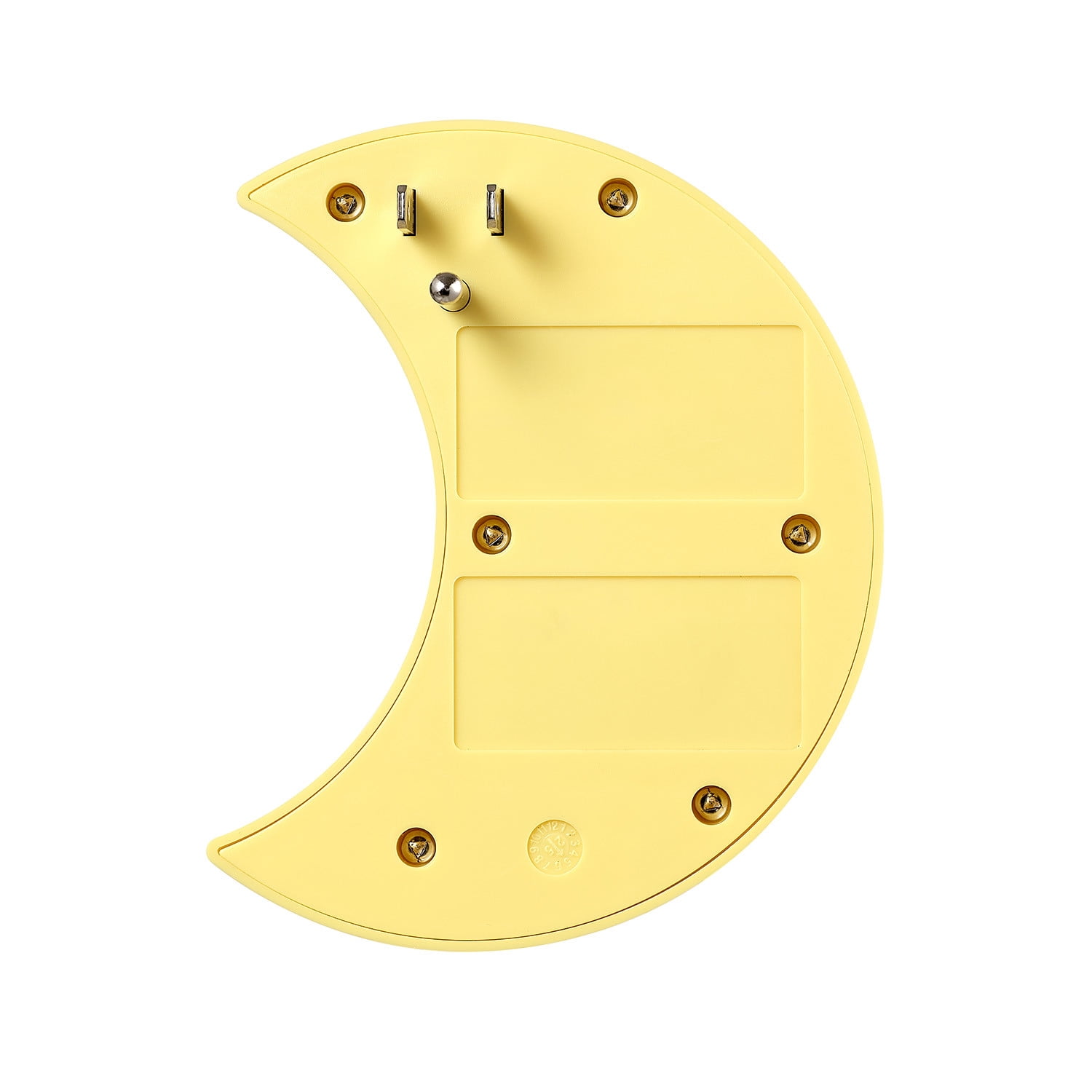 Globe Electric 3-Outlet Yellow Half Moon Indoor Wall Charger Charging Adapter, Not Smart Compatible