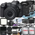 thumbnail image 1 of Canon EOS R6 Mark II Mirrorless Camera with RF 24-105mm Lens + 2 Pack 128GB Memory Card + LED Flash + Case + ZeeTech Accessory, 1 of 9
