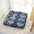 thumbnail image 5 of Square Meditation Cushion 22in, Soft Dutch Velvet Pillow for Yoga, Living Room, and Zen Corner, 5 of 7