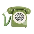 thumbnail image 1 of Teléfono fijo antiguo de estilo retro con grabadora telefónica, 1 of 7