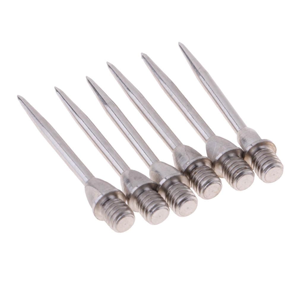 12Pcs Hammer Head Dart Tips Standard Moveable Dart Points Replacement 1.2inch
