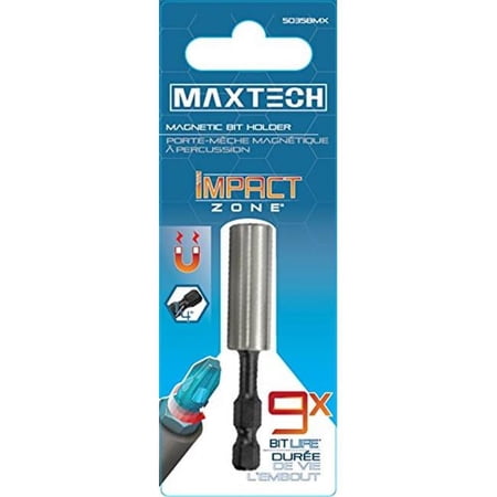 UPC: 0067335503583 | Maxtech Consumer Products 50358MX Impact Zone Magnetic Bit Holder