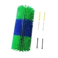 thumbnail image 4 of Cepillo rascador para ganado, cepillo para caballos resistente con 4 tornillos, rascador para ganado, rascador para animales para valla, jardín, verde y azul, 4 of 8