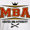 thumbnail image 3 of CafePress - MBA Barbecue Fitted T Shirt - Fitted T-Shirt, Vintage Fit Soft Cotton Tee, 3 of 4