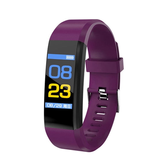 Bearachild Electronic Bracelet Adult Waterproof Pressure Pedometer Screen Smart Strap Watch Adjustable Running Wristband 0.96inch Type3 NO3