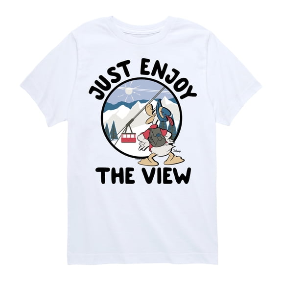 Disney - Just Enjoy The View - Toddler & Youth Short Sleeve Graphic T-Shirt