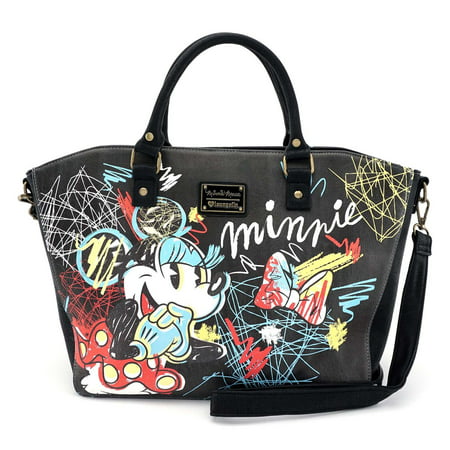 Loungefly - Loungefly Disney Minnie Mouse Scribble Art Crossbody Bag ...