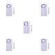 thumbnail image 2 of Injueey Wireless Door Sensor Bedroom Window Alarms Detector Open Hotel System 2 Security Garage Modes Powered Battery Status Office Type1, 2 of 6