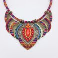 thumbnail image 5 of Yesbay Vintage Women Rhinestone Pendant Bib Necklace Statement Tribal Jewelry Gift,Orange-, 5 of 7