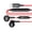 Black red, variant on Gaming Corded Headphones Earphones with Clear Sound and Button Control for Immersive Play Communication