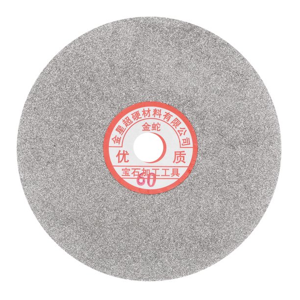 Disco de lijado y pulido de diamante Uxcell de 6" grano 60 con agujero de eje de 5/8"