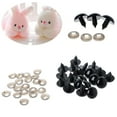 thumbnail image 3 of 20pcs 6-20mm Black Plastic Safety Eyes For Teddy Bear/Dolls/Toy Animal/Felting, 3 of 9