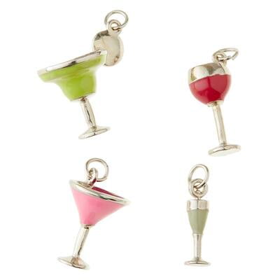 12 Packs: 4 ct. (48 total) Cocktail Charms by Bead Landing
