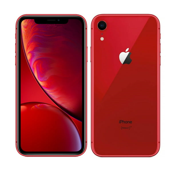 Restored Apple iPhone XR 128GB Red Fully Unlocked (No Face ID 