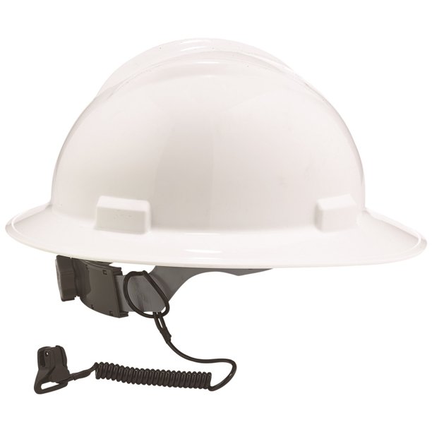 squids 3158 Coil Hard Hat Lanyard with Clamp Black