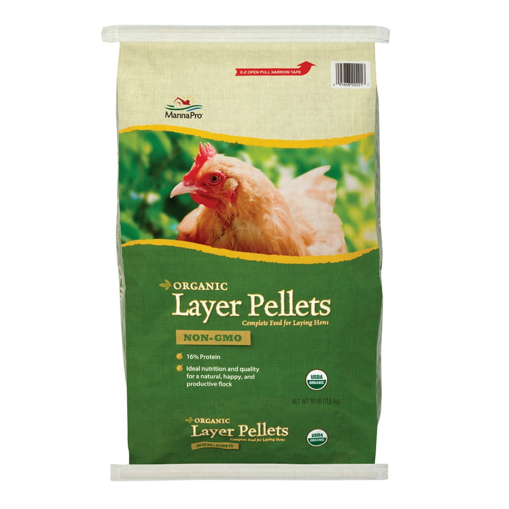 Manna Pro Layer Pellets for Chickens NonGMO & Organic High Protein