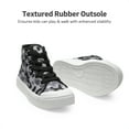 thumbnail image 4 of BURUDANI Kids Casual Sneakers High Top Canvas Walking Shoes for Little Boys & Girls, 4 of 5