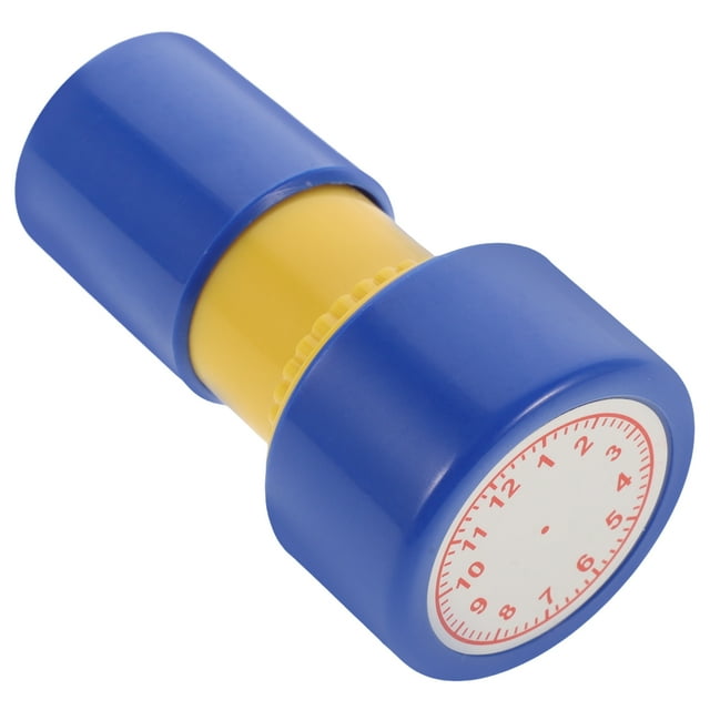 BRIGHTFUFU Sello de reloj para niños para el aula, sello de enseñanza para el aprendizaje del tiempo, sellos de reloj para estudiantes, sello de reloj de enseñanza, sello para decir la hora
