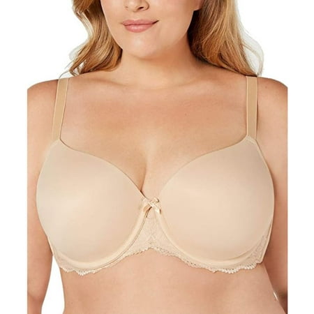 

INC International Concepts Plus Size Lace-Trim Balconette Bra (Frappe 42C)