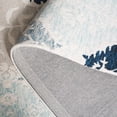 thumbnail image 5 of Safavieh Ebony Alene Floral Area Rug, Blue/Ivory, 6' x 6' Round, 5 of 10