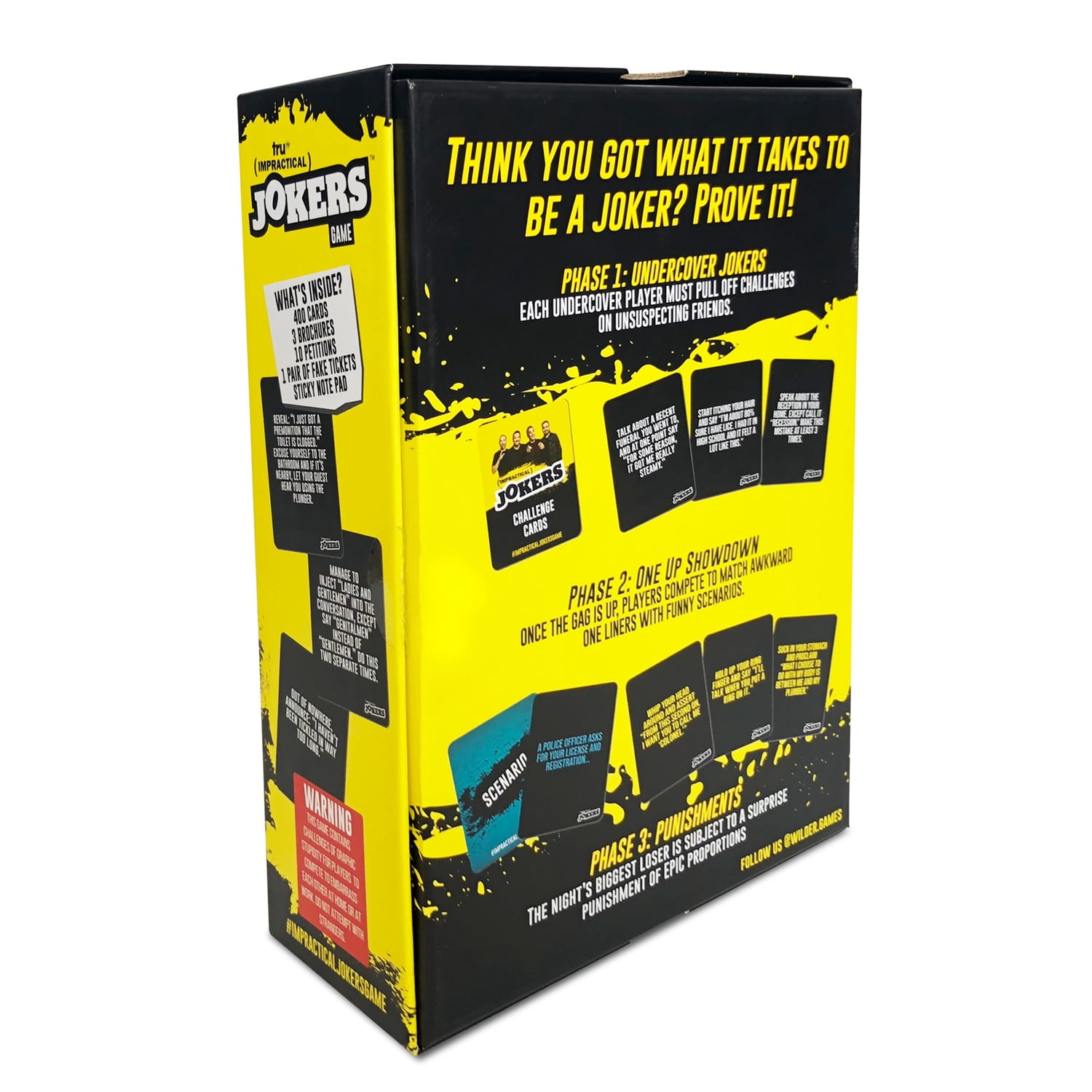Wow Wee Wilder Games Impractical Jokers - Box of Challenges Card Game -  Walmart.com