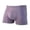 Purple, variant on Mens Boxer Briefs Cotton Mens Underwear Short Leg Stretch No Riding up Cool & Breathable Boxer Brief for Men Open Fly Tagless Underpants Black L