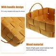 thumbnail image 3 of PENIKOKO 1Ud Organizador De Madera Khaki Con Asa Para Almacenaje Simple Y Uso Diario, 3 of 6