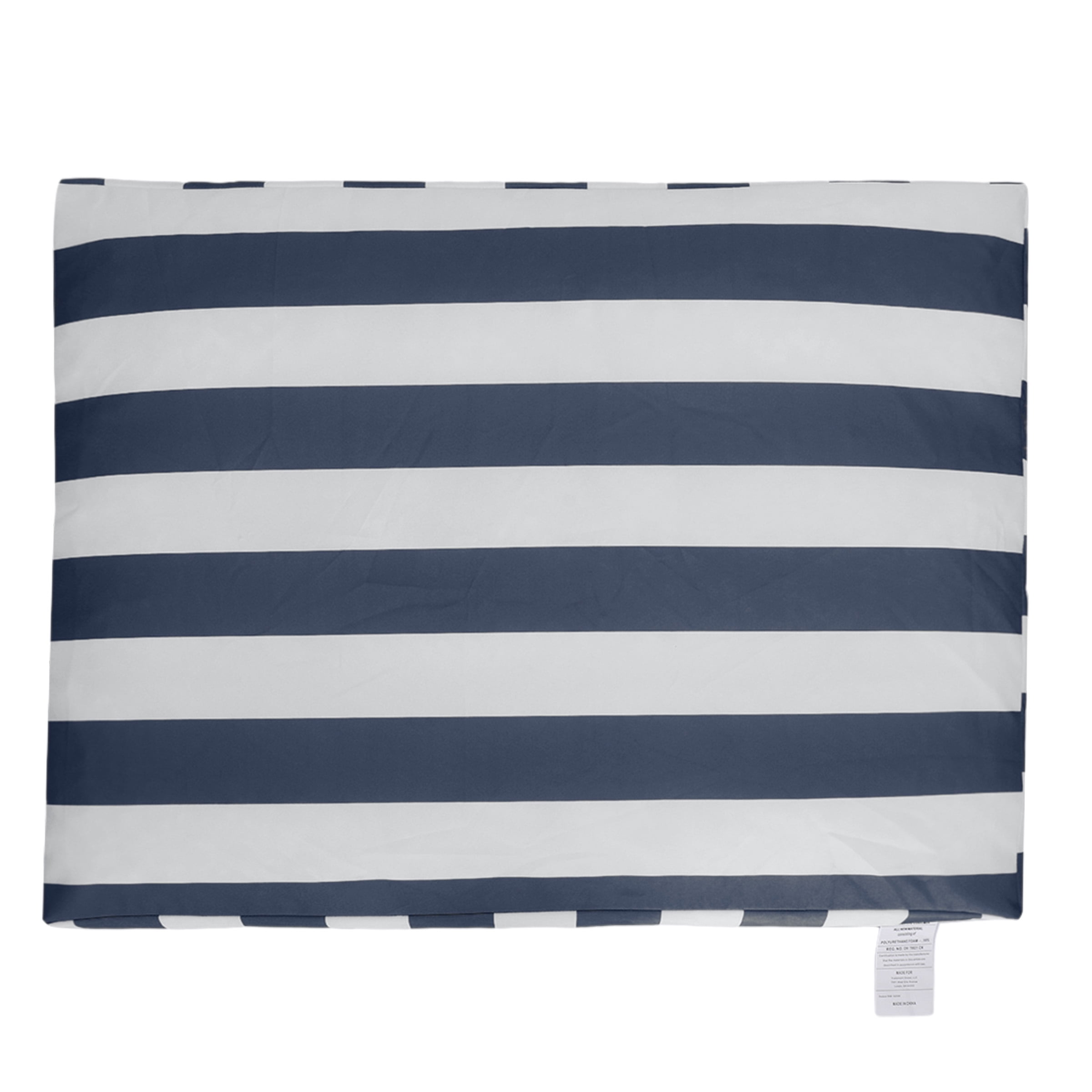 PETMAKER 36in Water-Resistant Dog Bed with Removable Washable Cover (Navy)