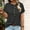 Black womens blouses and tops dressy, variant on Wycnly Womens Blouses and Tops Dressy Casual Comfy Breathable Button up Henley Shirts Summer Plain V-Neck Short Sleeve Cute Tees Tops Black m