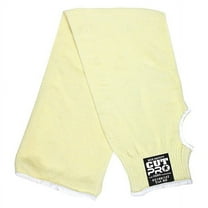 Mcr Safety Cut Resistant Sleeve,18 in. L,Yellow 9318K13T