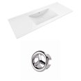 thumbnail image 1 of American Imaginations 59-in. W 3H4-in. Ceramic Top Set In White Color AI-20898, 1 of 1