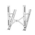 thumbnail image 3 of Soporte para computadora portátil 25 kg Soporte para computadora portátil plegable de enfriamiento Soporte ajustable para computadora portátil, Blanco Inevent EL001408-01B, 3 of 7