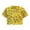 Yellow, variant on Girls Short Sleeve Sequin Tops Party Glitter Sparkly Blouse for 5-12 Years