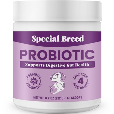 Special Breed Probiotic Powder for Dogs - Probiotics Digestive Supplement with Bone Broth for Your Dog, Supports Healthy Pet Digestion, 8.2 oz